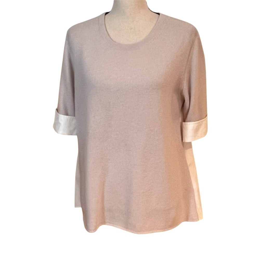 M.I. Five Cashmere Sweater Blouse Sz-M